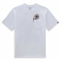 VANS BRUSH PETAL SS TEE WHITE